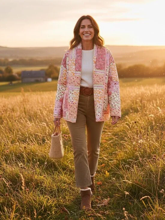 LADIES QUILTED SPRING/SUMMER/FALL JACKET NWT - Picture 2 of 16